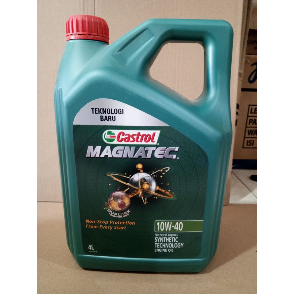 OLI OIL CASTROL MAGNATEC 4LITER SAE 10W-40 PELUMAS OLI MESIN SEMUA JENIS MOBIL
