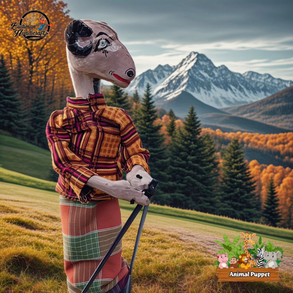 Wayang Golek Binatang Karakter Kambing