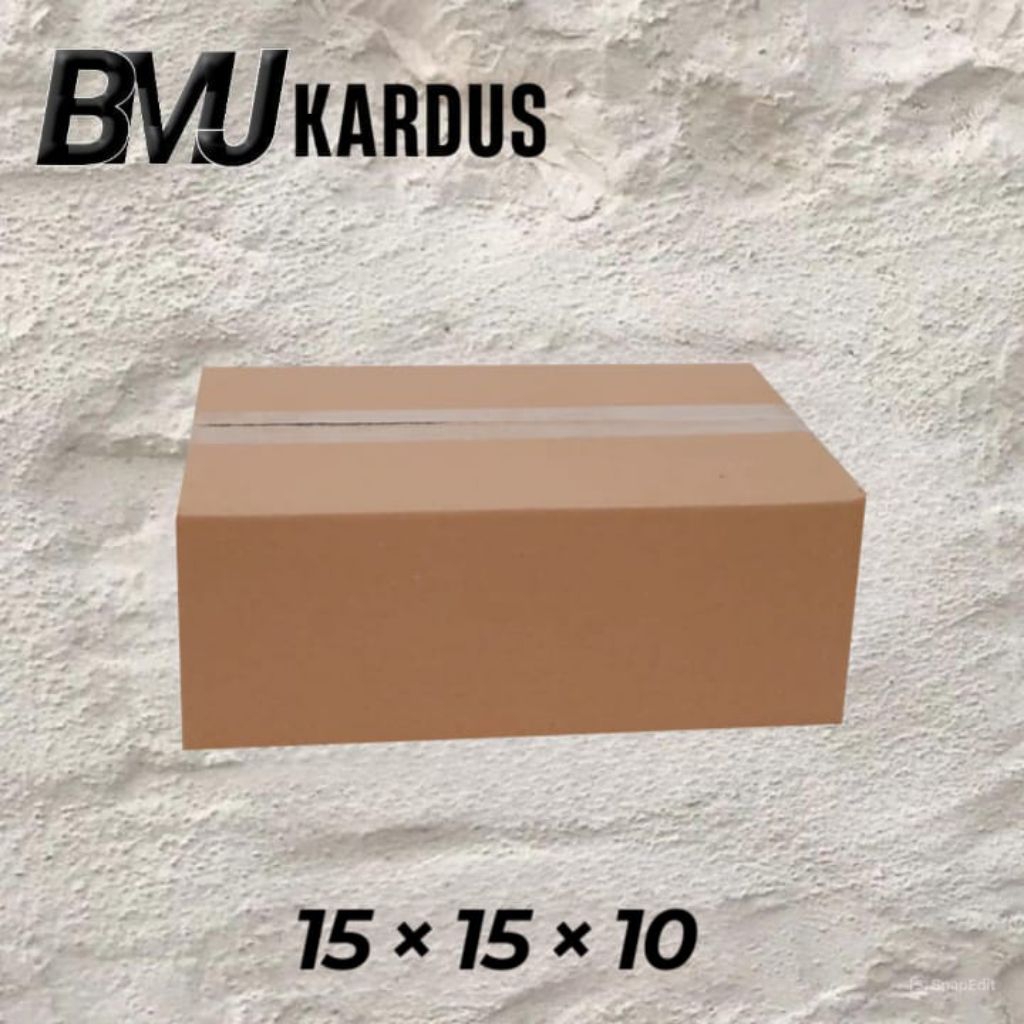 

kardus packing ukuran 15x15x10