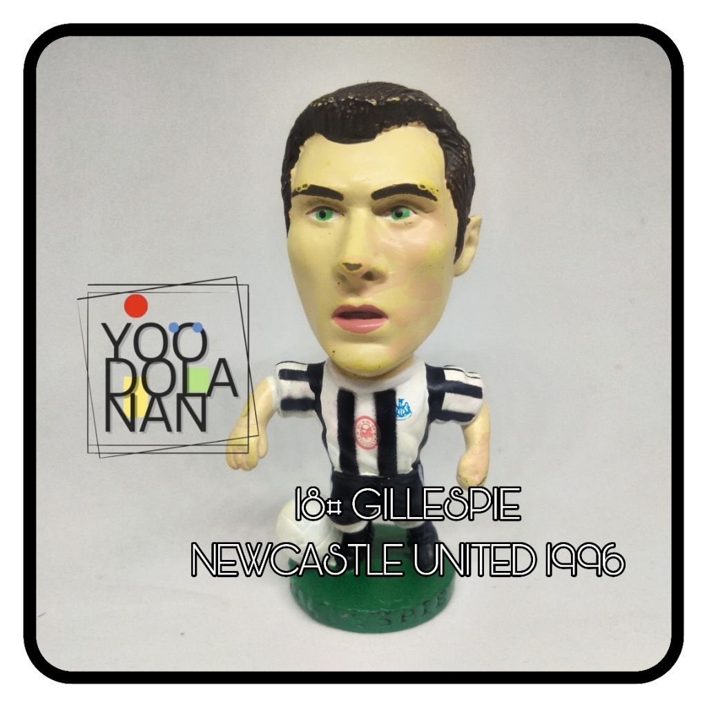18# GILLESPIE - NEWCASTLE UNITED 1996 CORINTHIAN PROSTARS FIGURE PEMAIN BOLA