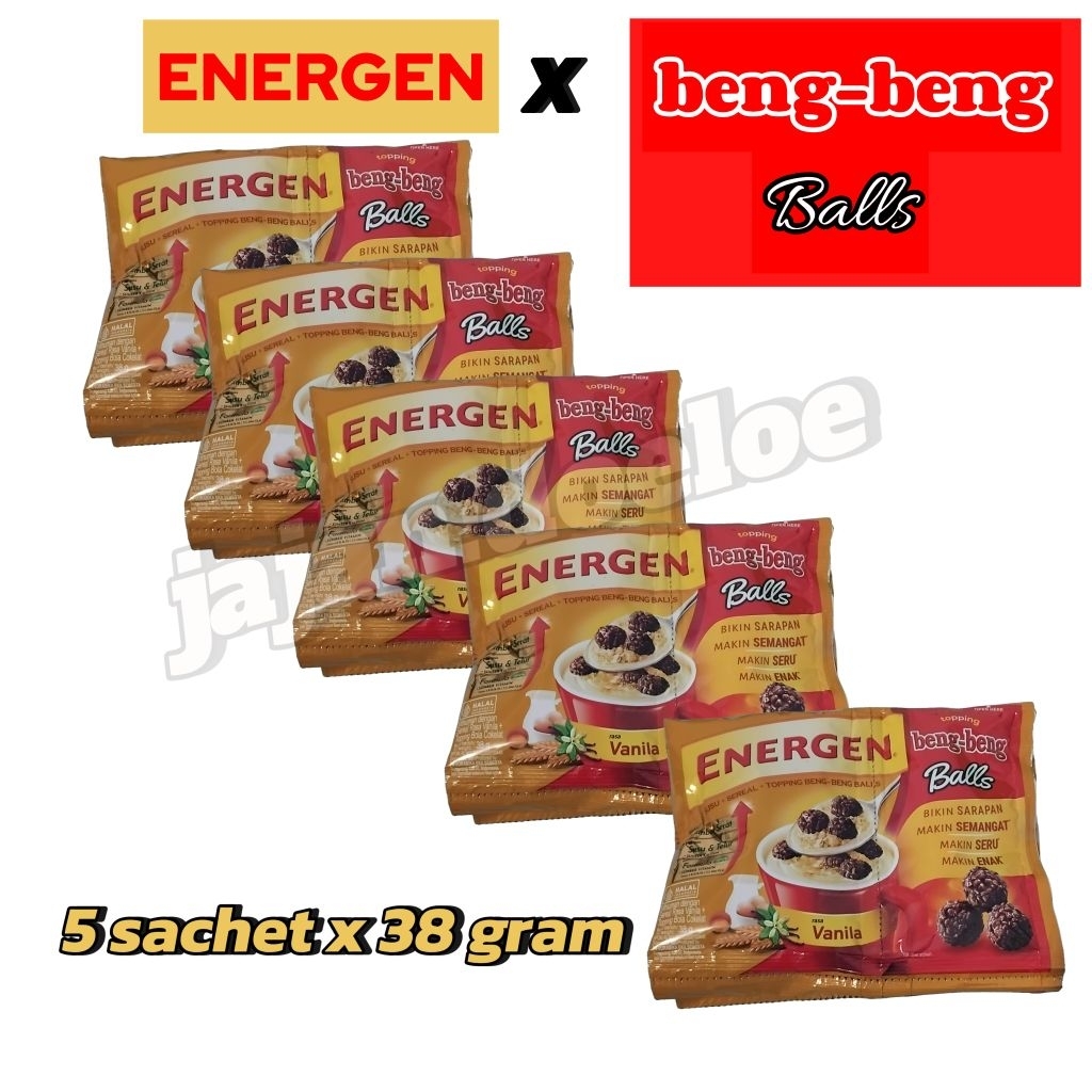 

Energen beng beng balls isi 5 sachet x 38 gram