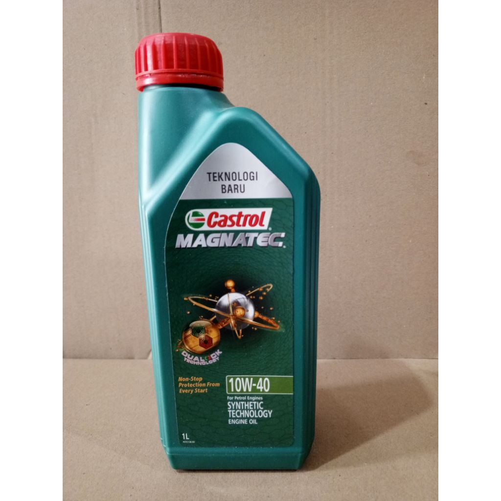 OLI OIL CASTROL MAGNATEC 1LITER SAE 10W-40 PELUMAS OLI MESIN MOTOR DAN MOBIL