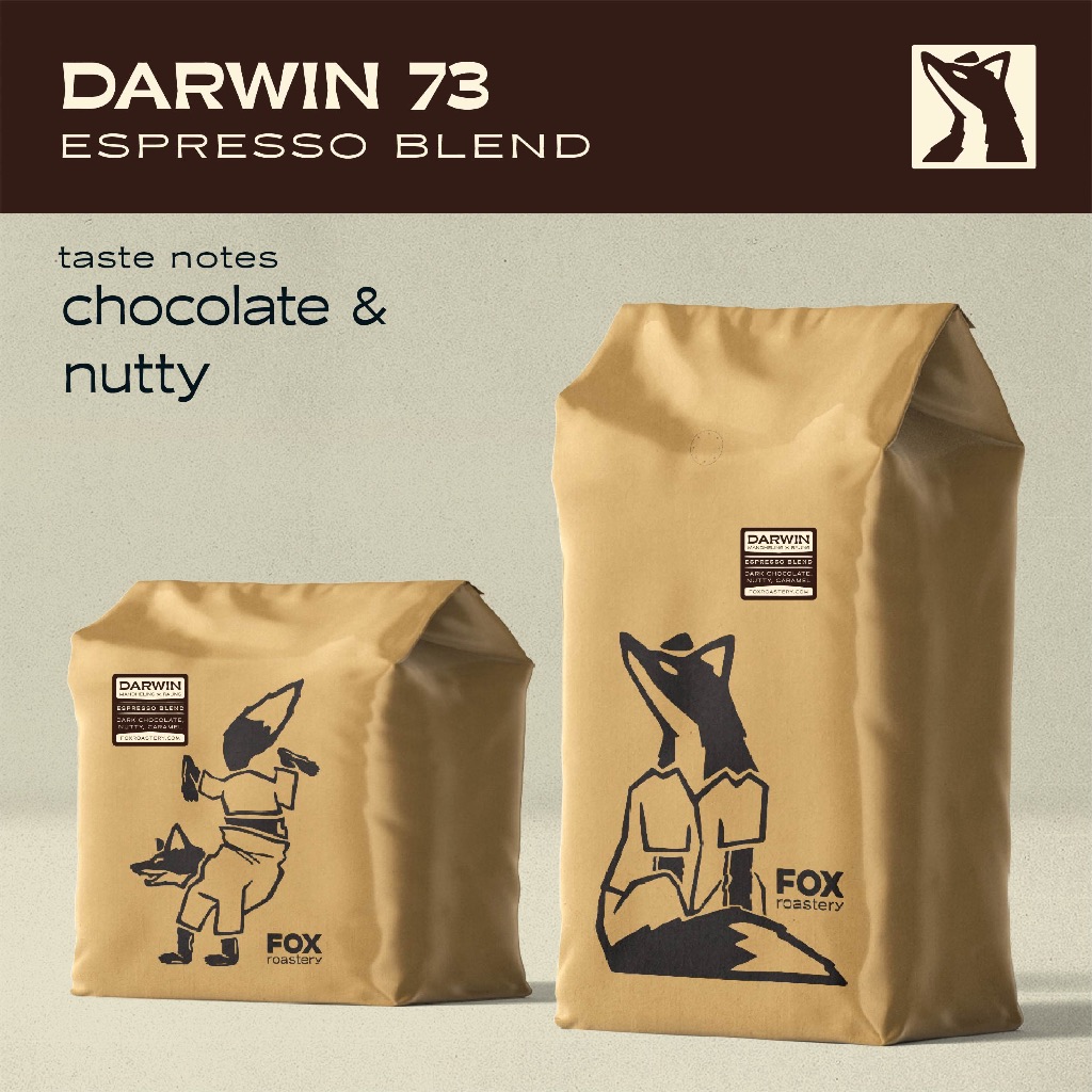 

Darwin 73 | 70% Arabica 30% Robusta Espresso Blend Coffee Roast Beans