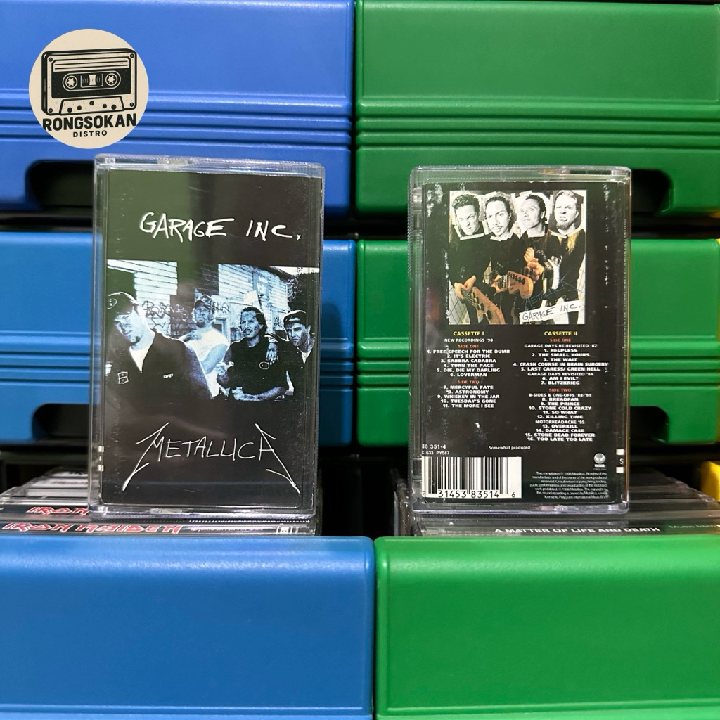 Kaset Pita METALLICA GARAGE INC. DOUBLE CASSETTE (POLYGRAM)