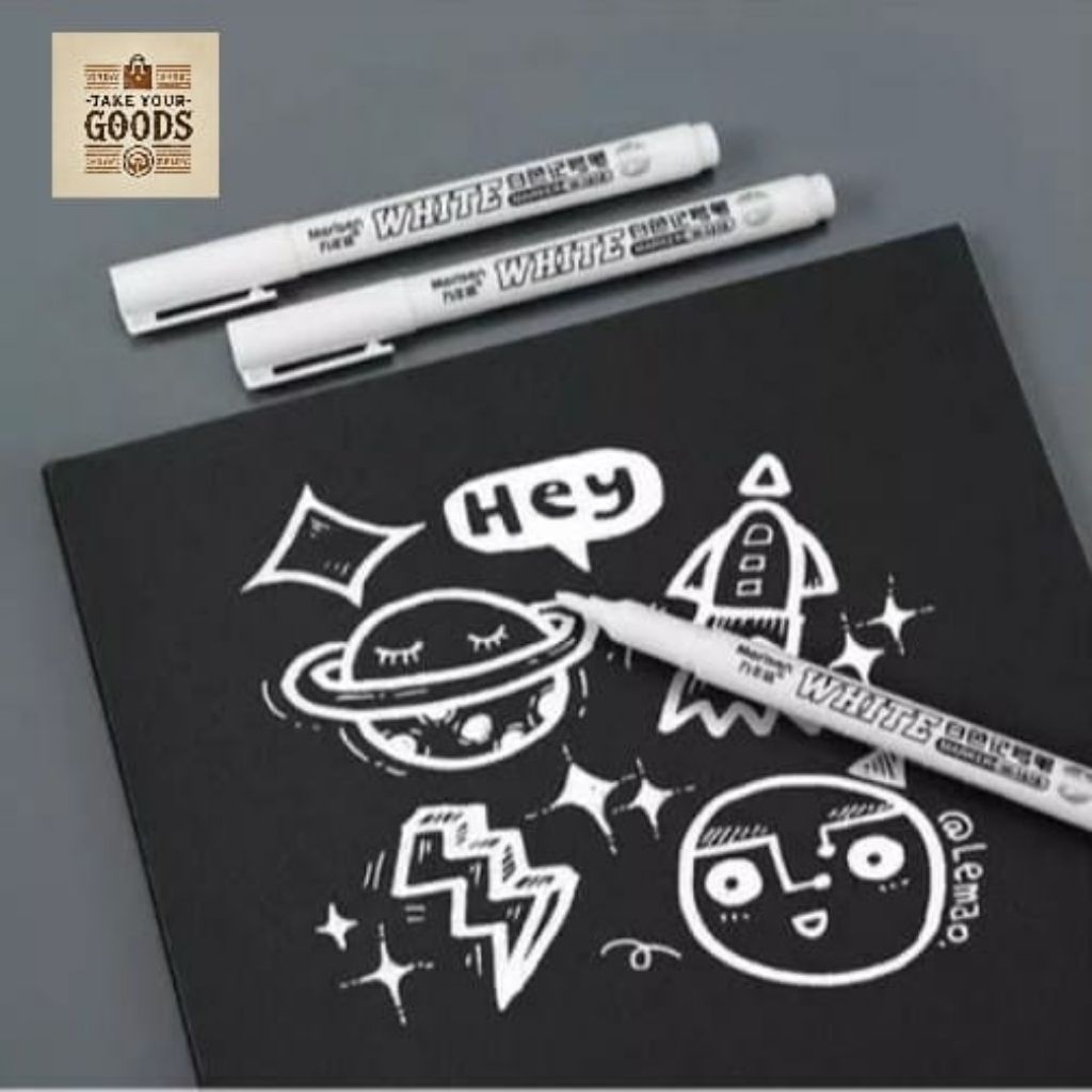 

Merisen White Marker/Spidol Halus Tahan Air/ Spidol Putih Waterproof