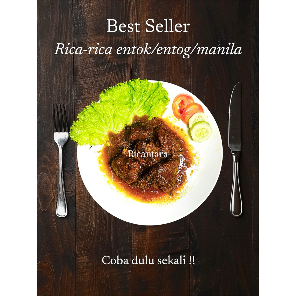 

Rica - rica entok / entog / manila khas Ricantara kemasan frozen