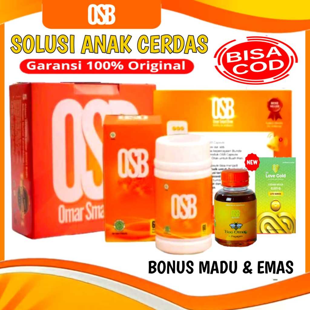 Vitamin Otak OSB Untuk Anak dan Dewasa 100% Asli