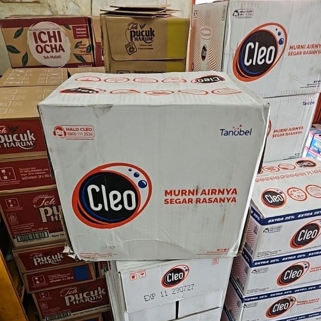 

CTN 12*1.5LT - CLEO BOTOL 1500ML ISI 12 PCS / CLEO BESAR 1.5 LITER 1.5LTR / INSTANT ONLY
