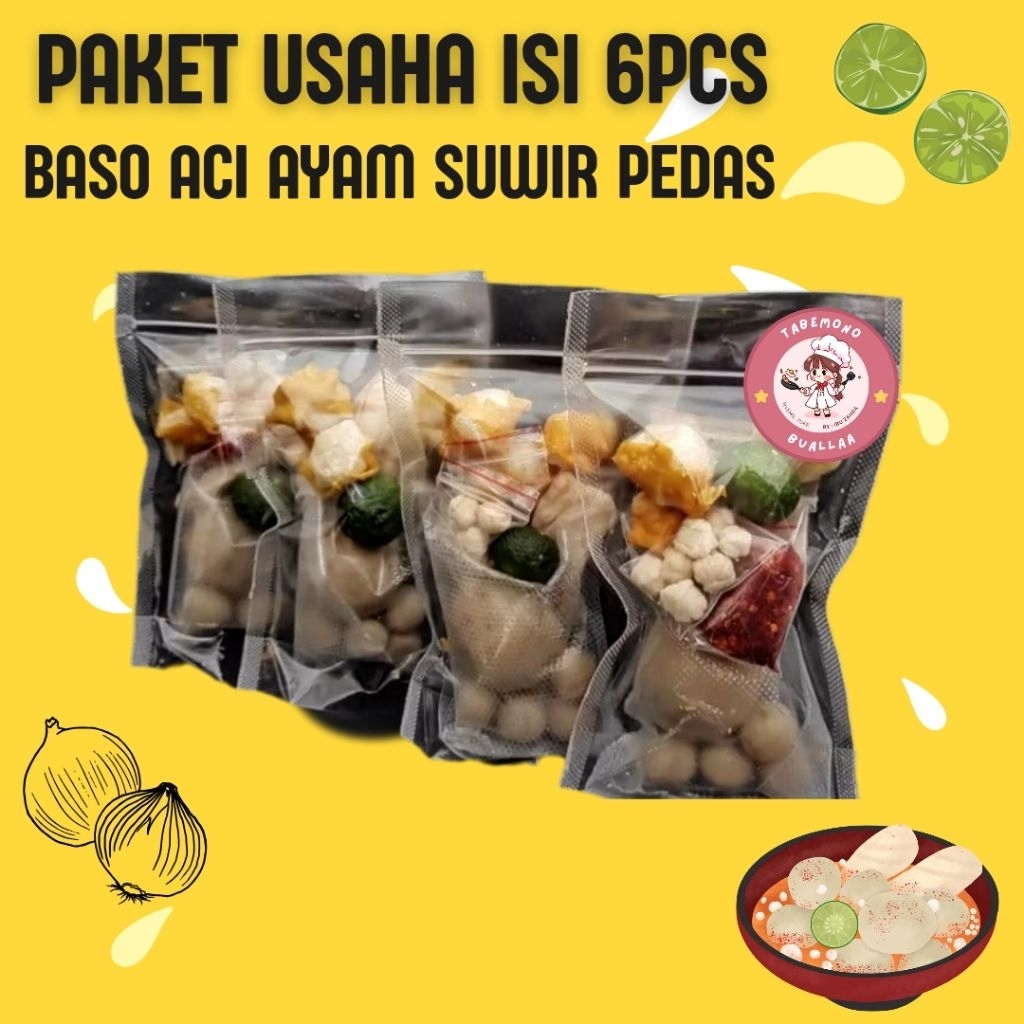 

BOCI BASO ACI AYAM SUWIR PEDAS PAKET HEMAT ISI 6PCS