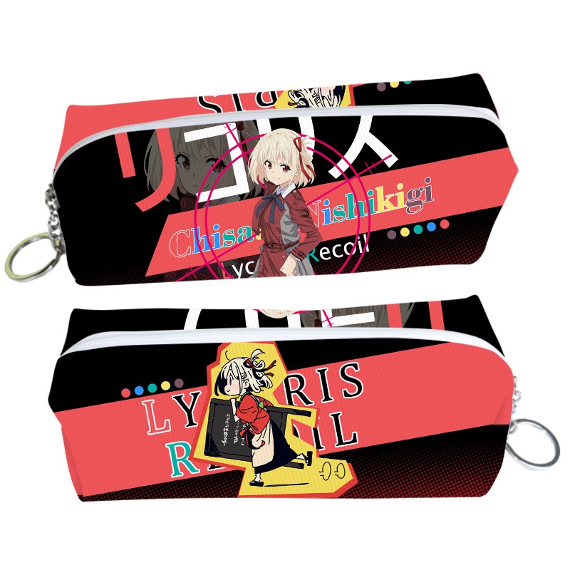 

Pensil case / tempat pensil / kotak pensil anime lycoris recoil chisato takina