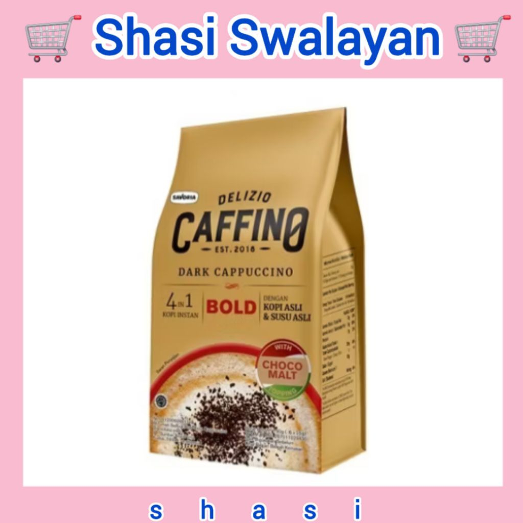 

Caffino Bold Dark Cappucino 25gr x 6 Sachet - Kopi Instan
