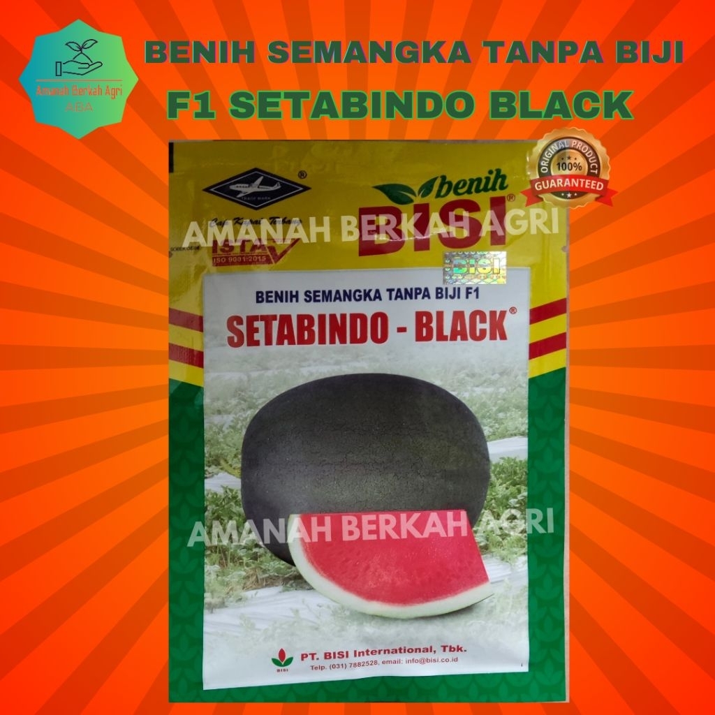 

Benih Semangka Tanpa Biji F1 Setabindo Black 100% Original expired panjang 2026