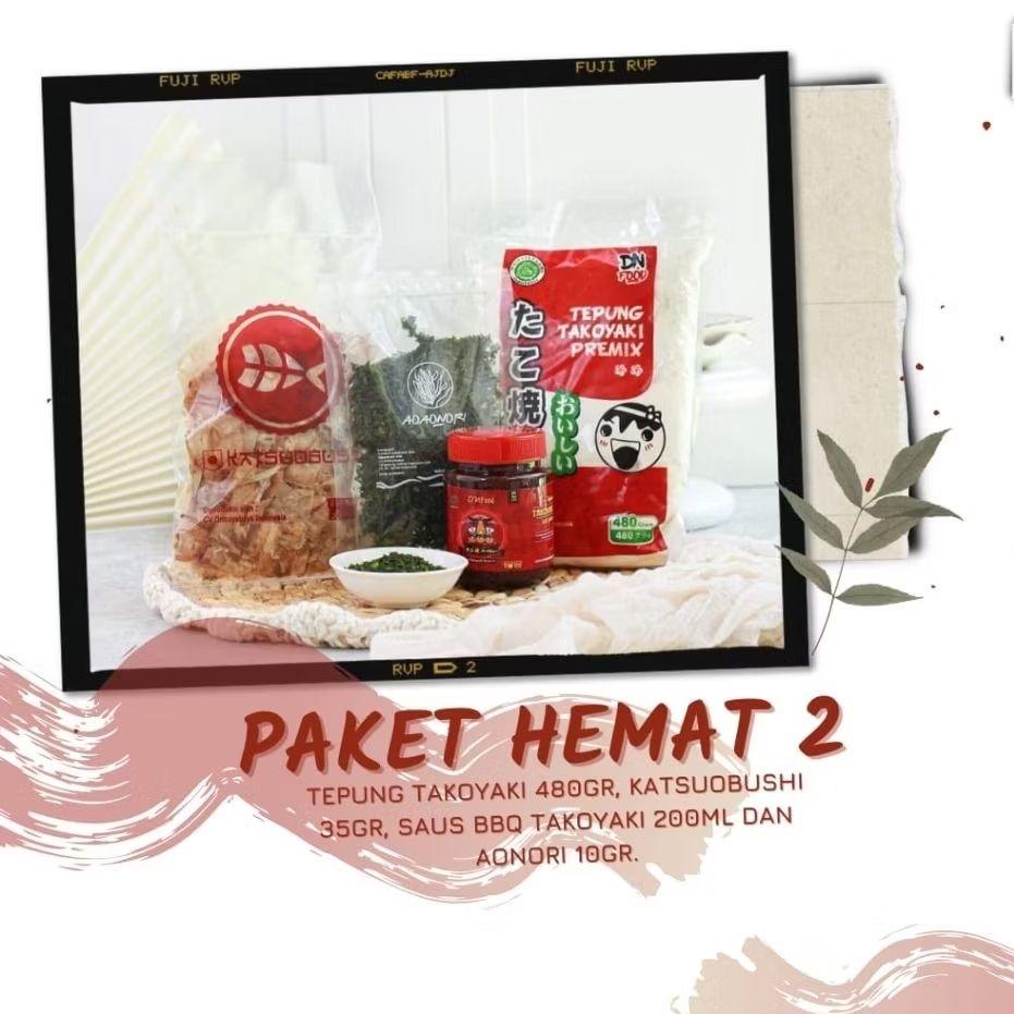 

Paket hemat 2 tepung premix takoyaki instan