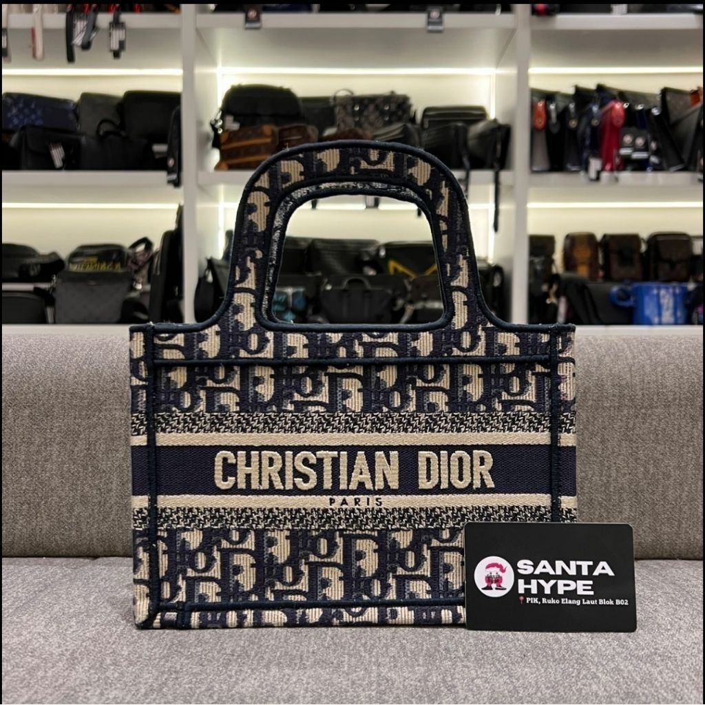 Dior Oblique Logo Mini Tote Bag