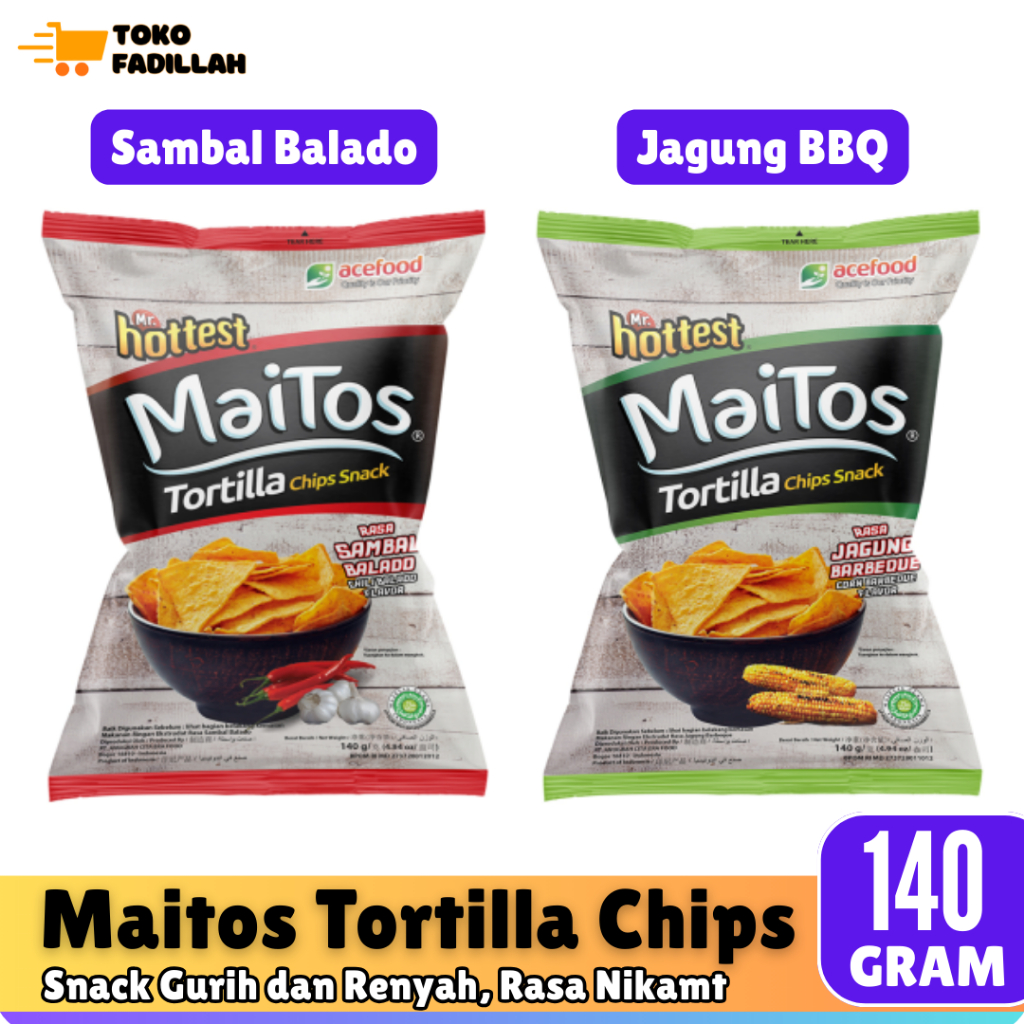 

MAITOS Tortilla Chips 140 gr - Mr. Hottest Snacks