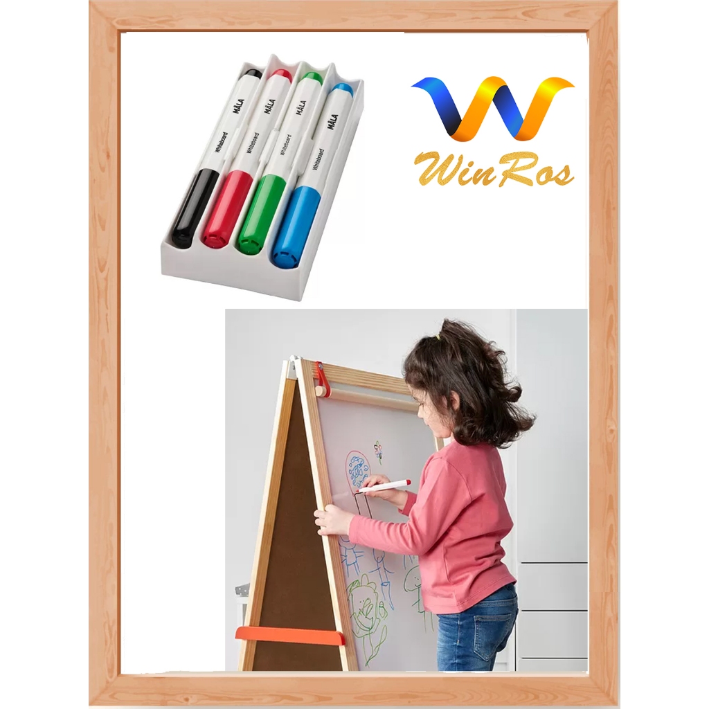 

Spidol Papan Tulis Dengan Penghapus Dan 4 Pulpen MALA MUDAH DIPEGANG ANAK SATU TEMPAT WHITEBOARD