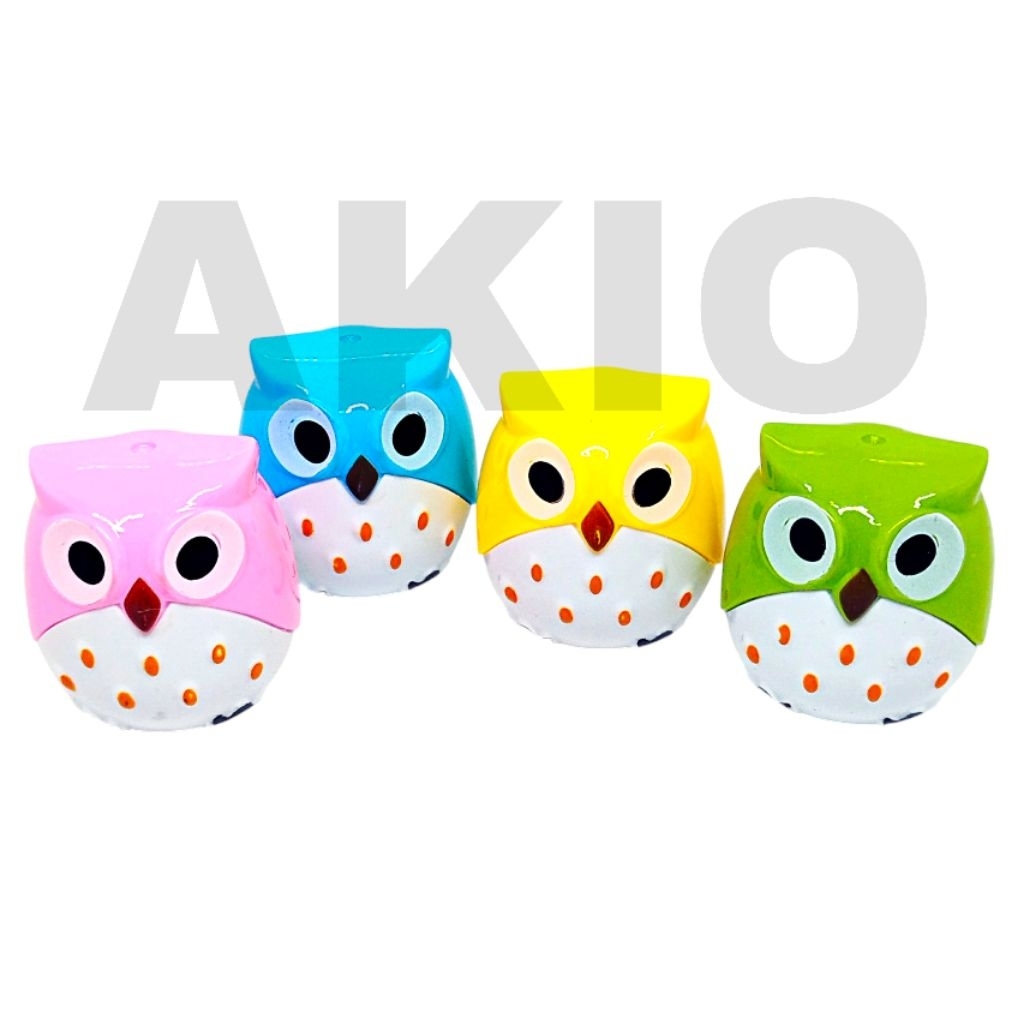 

Rautan Pensil Putar Karakter BURUNG HANTU OWL XL-349 Lucu Serutan Asahan Meja