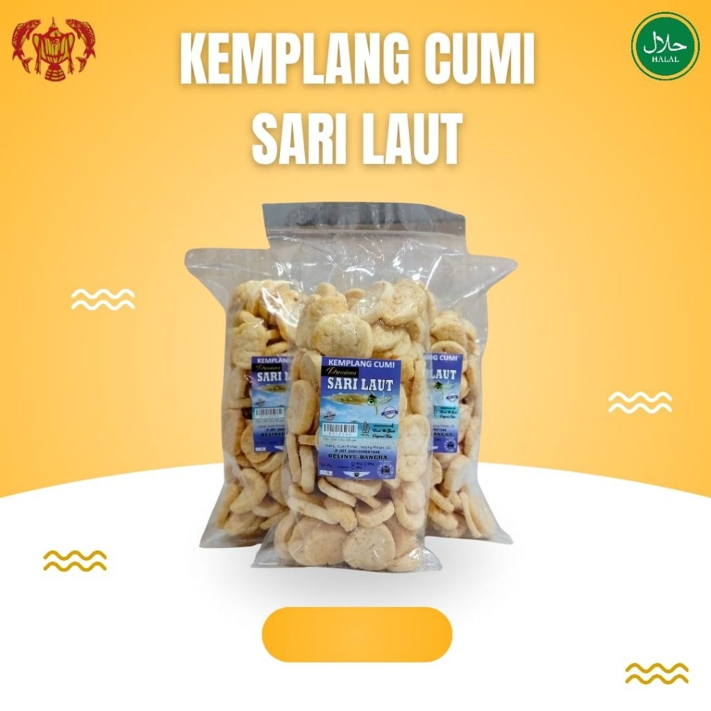 

Kemplang kancing premium khas Bangka cap Sari Laut
