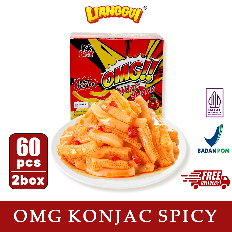 

Lianggui - Snack Rumput Laut & Konjac Pedas HALAL Viral Cemilan Kantor/Sekolah Keripik & Shirataki