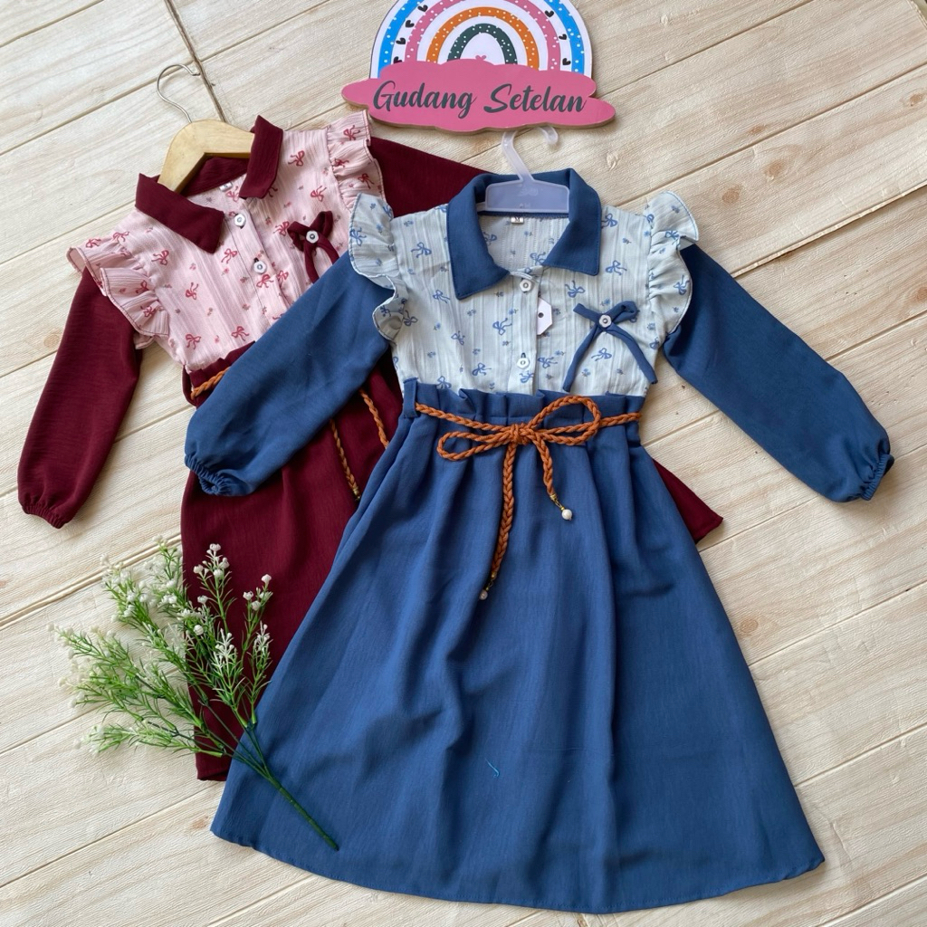 Terbaru 2026 Hamis Model Games Tanggung Gamiss Raya Dress Kids Games Anaj Tanggung Famis Hari Raya G