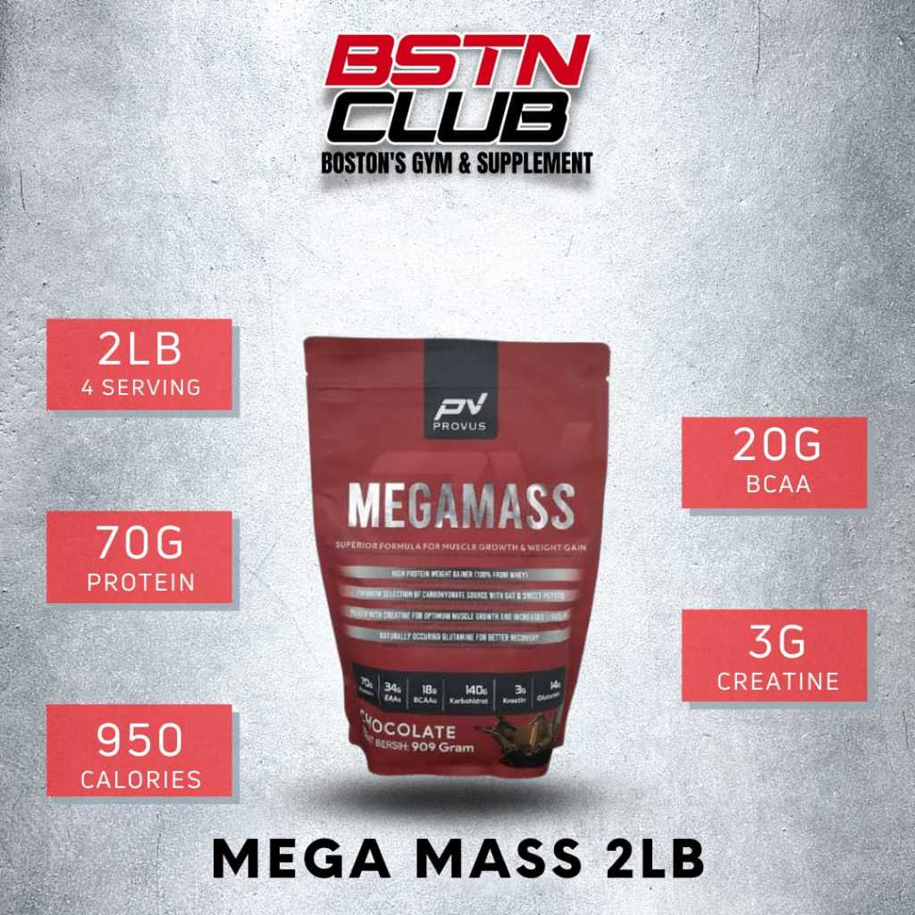 PROVUS MEGAMASS 2LB Weight Mass Gainer Bulking