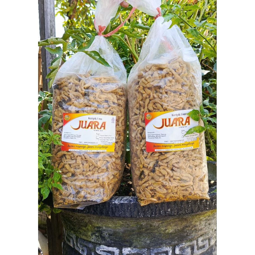 

Keripik Usus original 1 ball (2kg)