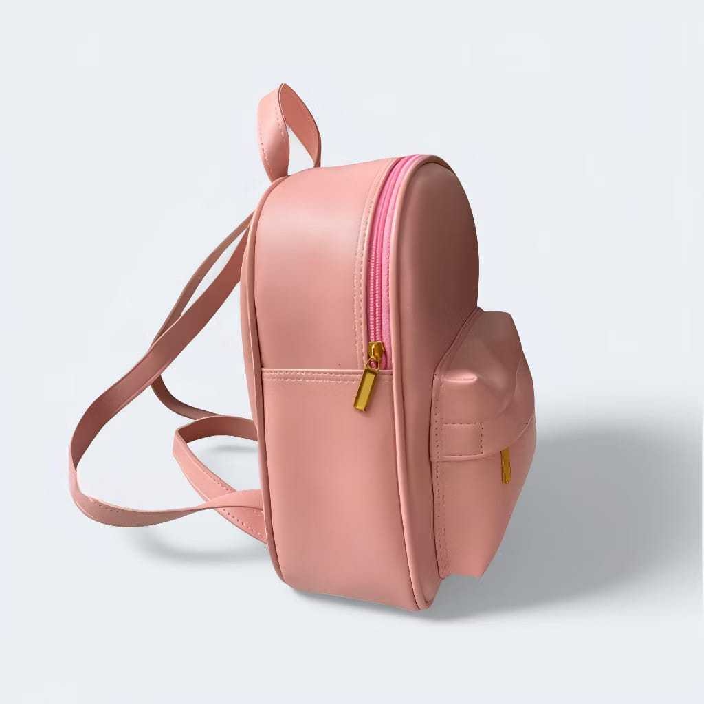 Tas Ransel Wanita Korea Mini Kulit Sintetis - Tas Sekolah - Tas Gendong Anak Sekolah Kekinian