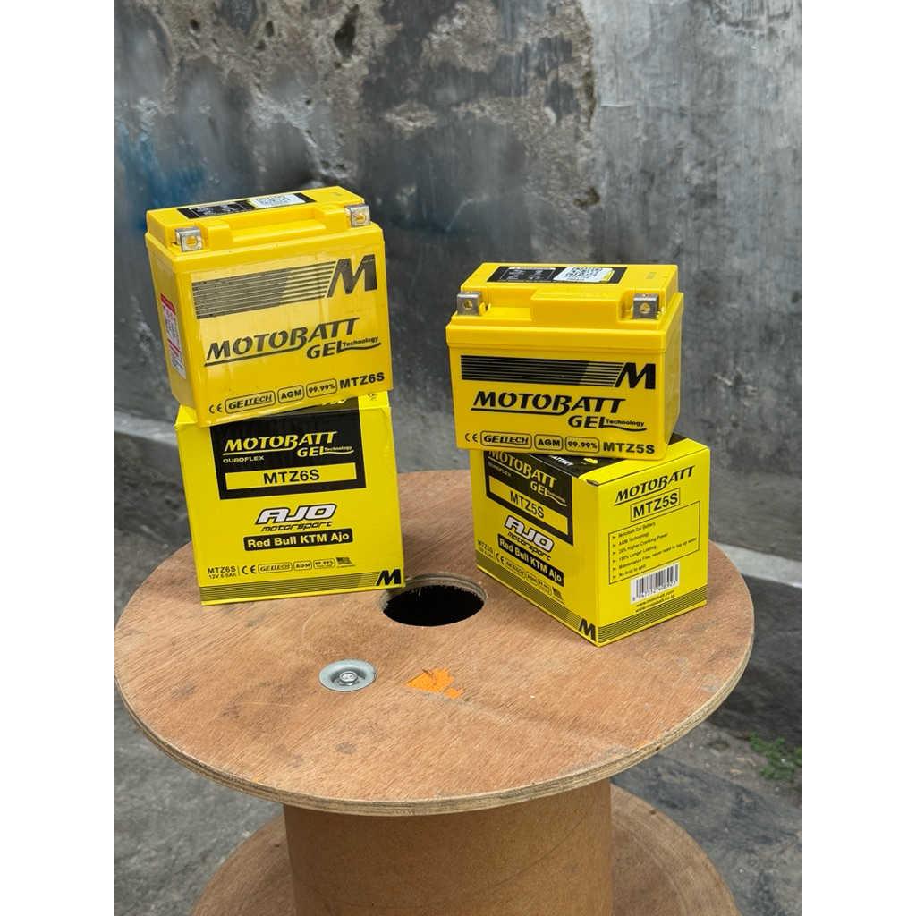 (BIsa cod) Aku motobatt gel aki motobatt 5 amper aki motobatt 7 amper aku beat scoopy tiger satria a