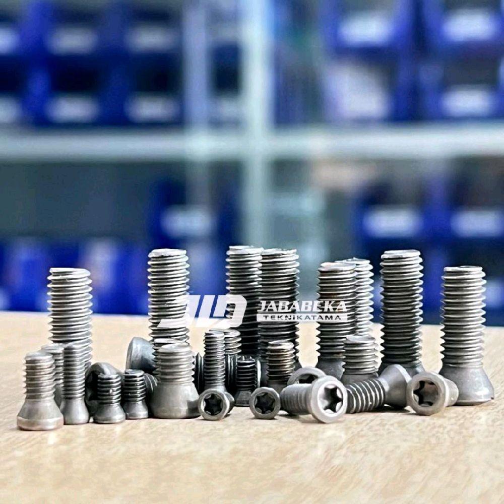 Baut Holder M4x8 M4x9 M4x10 M4x12 M4x14 M4x16 Holder Screw M4 Kunci Bintang Kunci T Baut Insert Hold