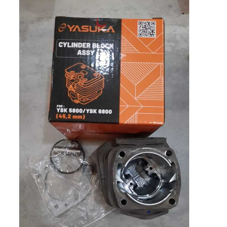 CYLINDER BLOCK ASSY YSK5800 6800 45.2 MM YASUKA | SPAREPART CHAINSAW YASUKA