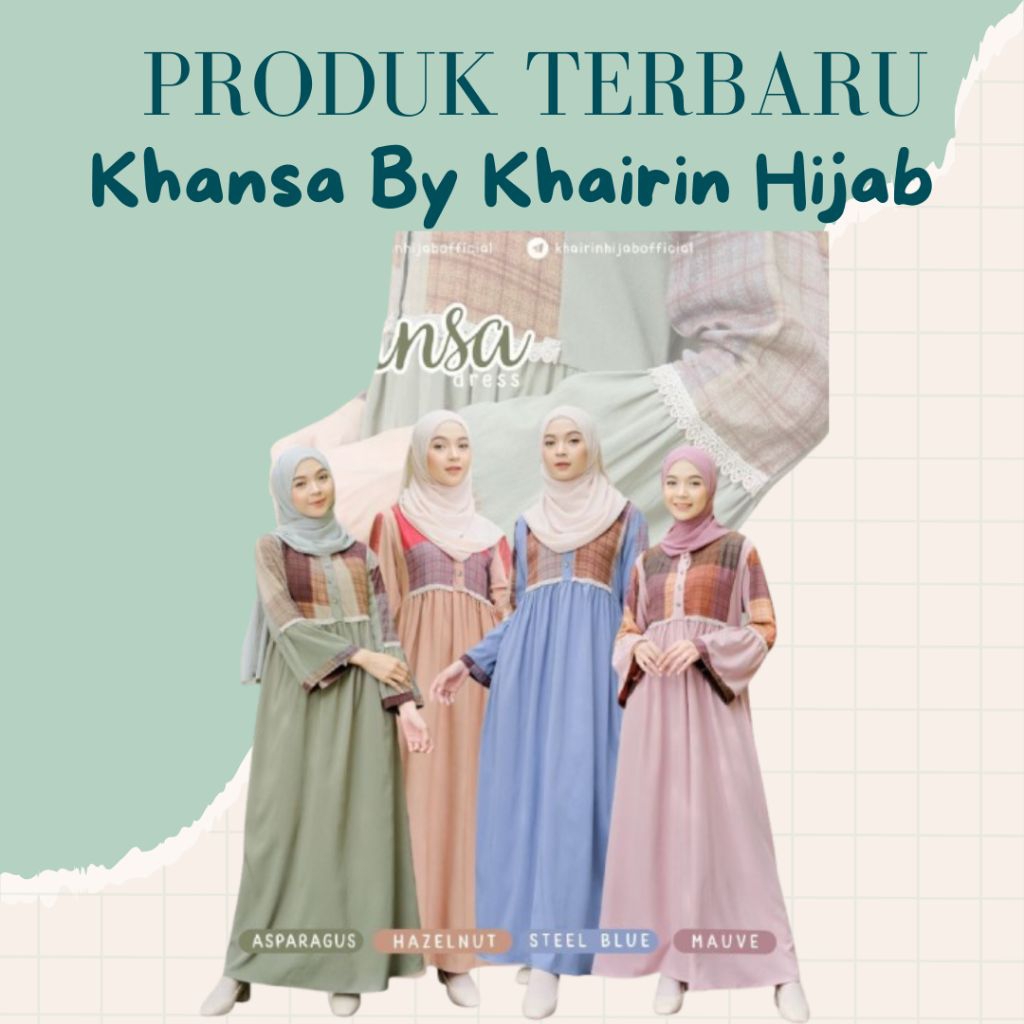 Khansa Dress || By Khairin Hijab