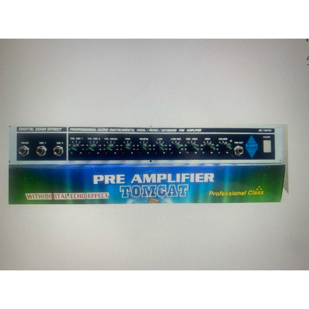 KIT Pre amplifier tone control keyboard & gitar tomket