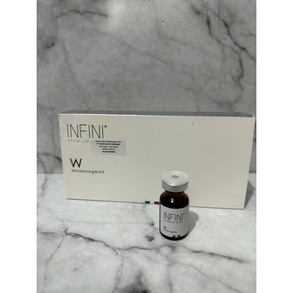 infini whitening Max untuk melasma glowing dan mencerahkan meso glow melasma flek white