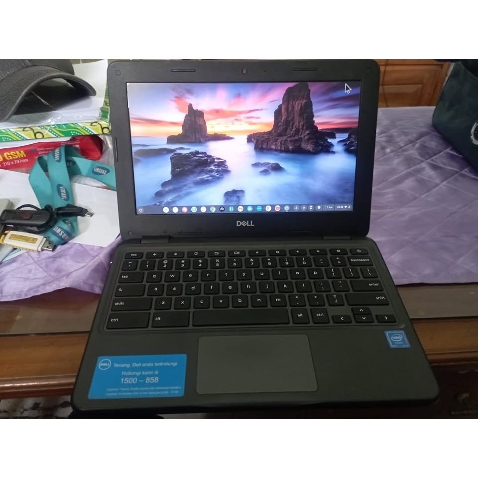 Chromebook  DEEL 3100 (1 Juta-an Saja ) CHROMEBOOK TOUCHSCREEN  (ORIGINAL CHROME OS)