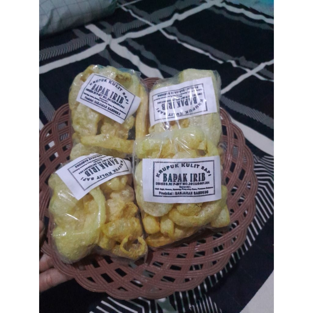 

kerupuk kulit sapi asli bandung - dorokdok isi 10 pcs harga 2000an - Snack - Rambak bentuk besar - Krupuk - Krecek Cemilan Food