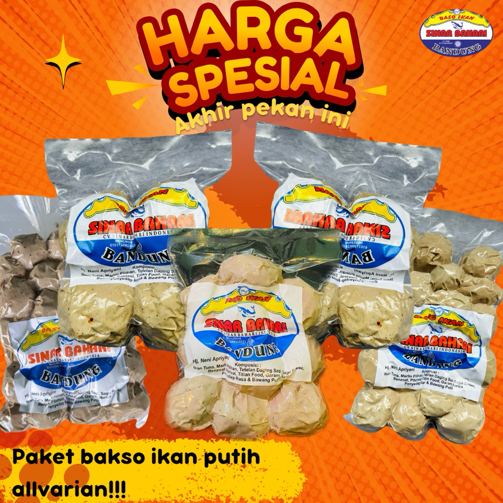

SINARBAHARI.BDG | Paket bakso ikan putih allvarian