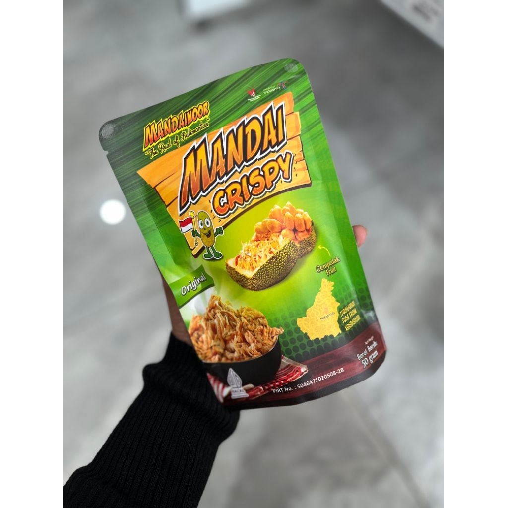 

Mandai Crispy Khas Kalimantan, Camilan Tradisional, Snack Gurih, Oleh-oleh Mandai Crispy Original Snack Khas Kalimantan – Cempedak Fermentasi Gurih Renyah 50gr