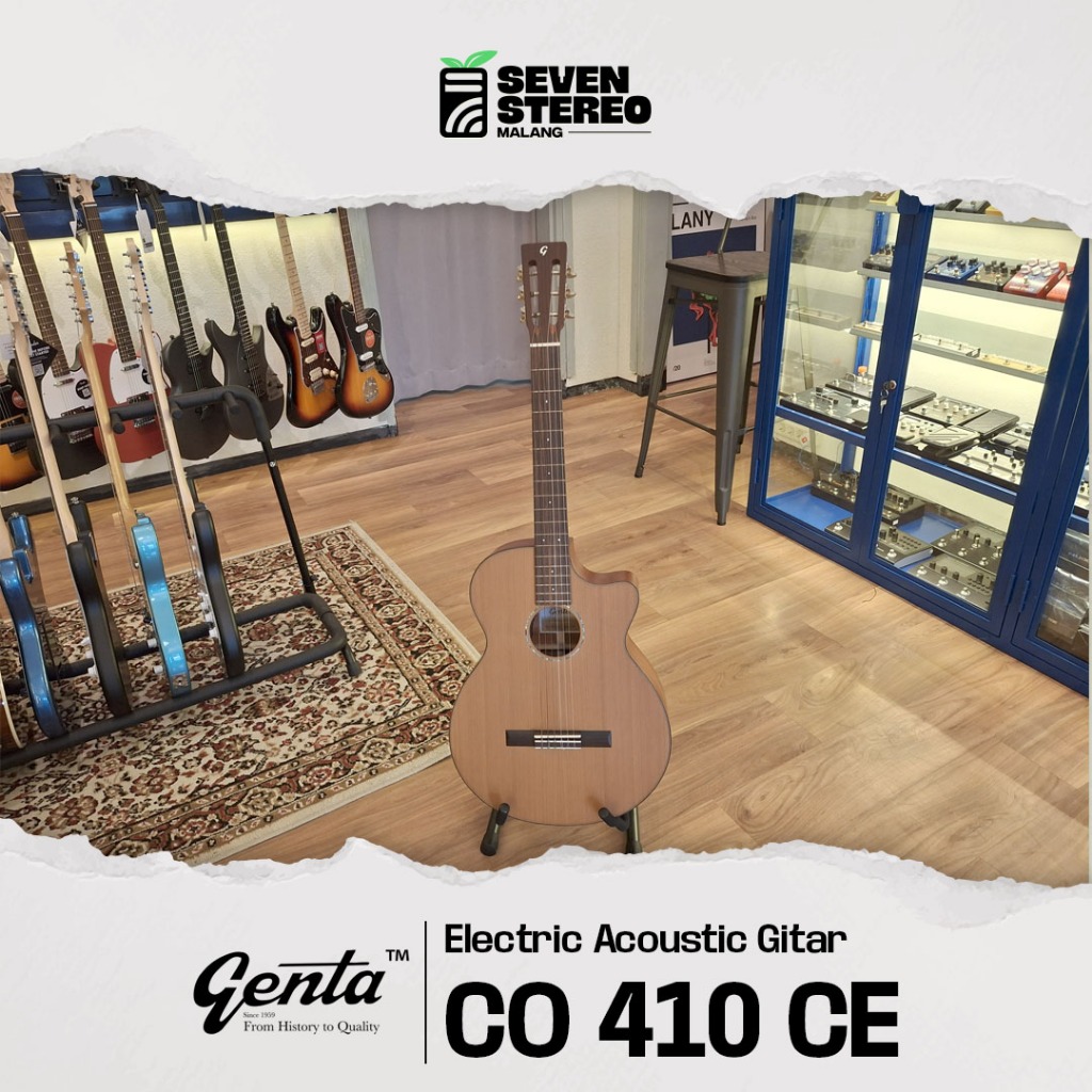 Gitar Genta CO 410 CE - Gitar Akustik Elektrik