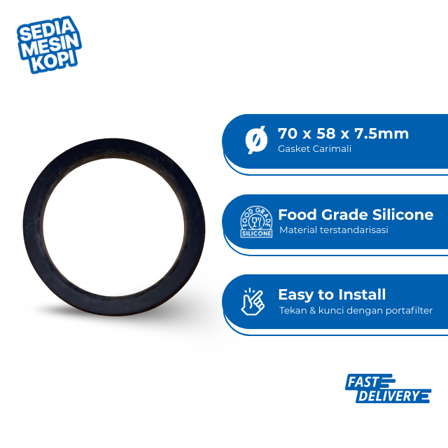 Gasket Group Head Carimali 7.5mm / Karet Gasket Group Head 7.5mm untuk Carimali