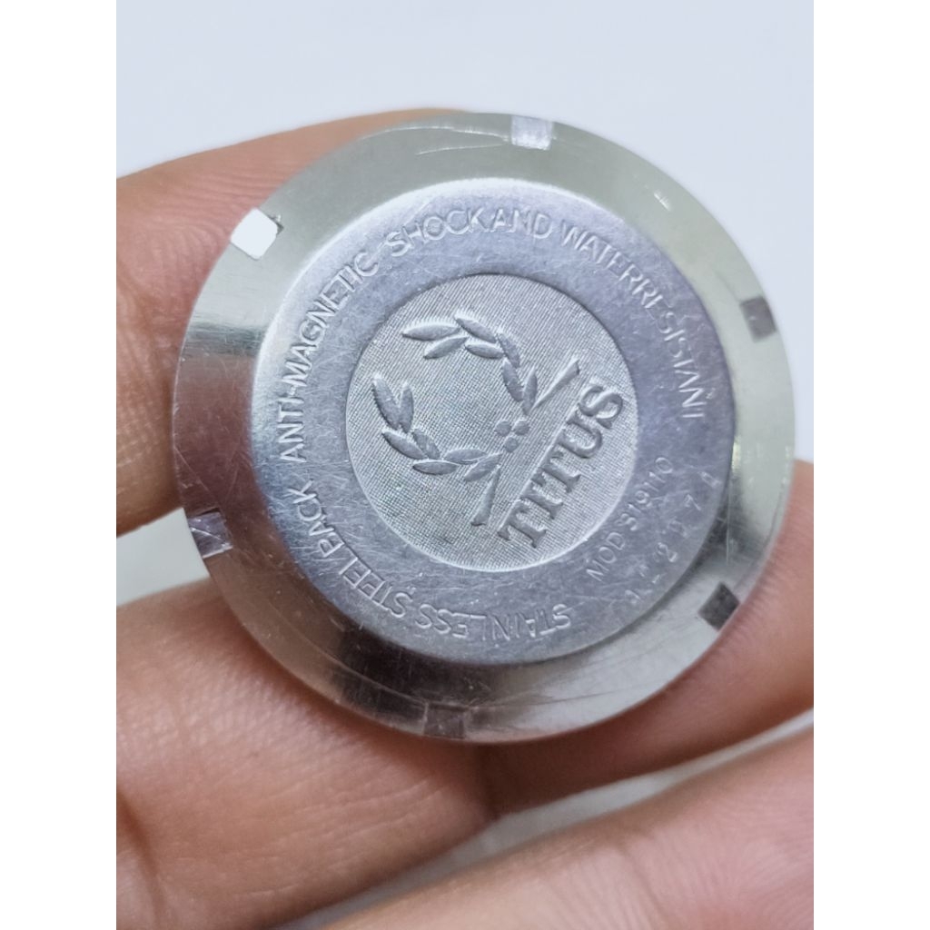 Caseback backcase titus original tutup belakang case jam tangan antik swiss solvil et titus part arl