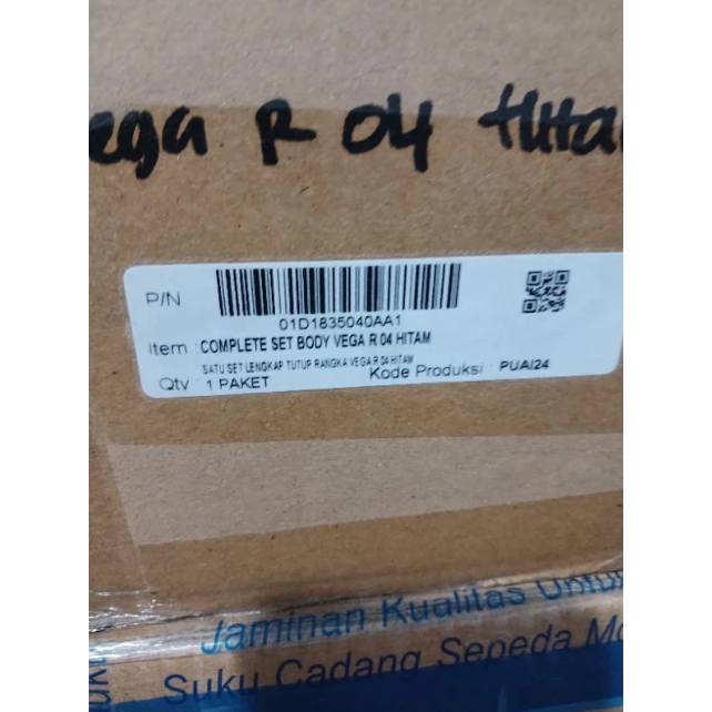 full body set vega r old 2004 2005 hitam/complete set body vega r 04/win