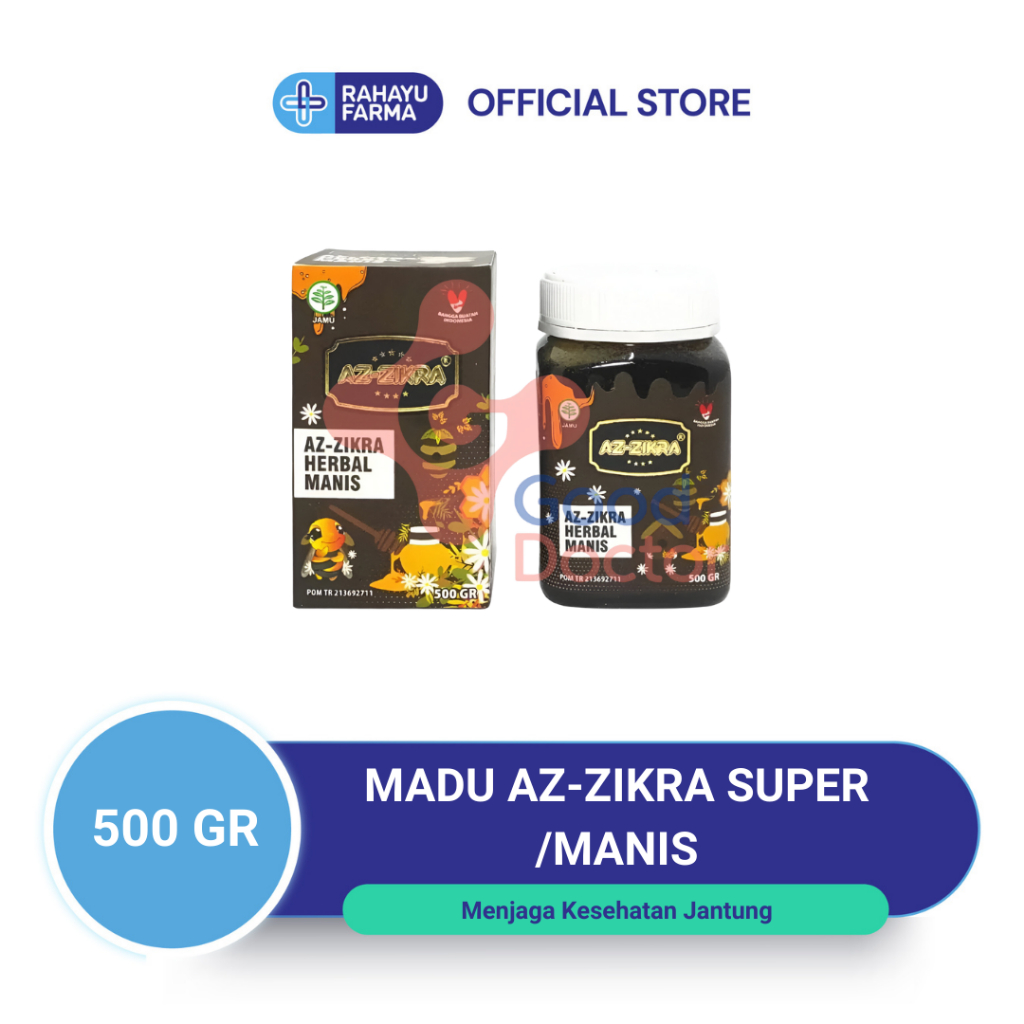 

MADU AZ-ZIKRA SUPER 500 ML/MANIS - Madu Hitam / Madu Azzikra Az-Zikra Hitam Pahit 500gr Asli BPOM