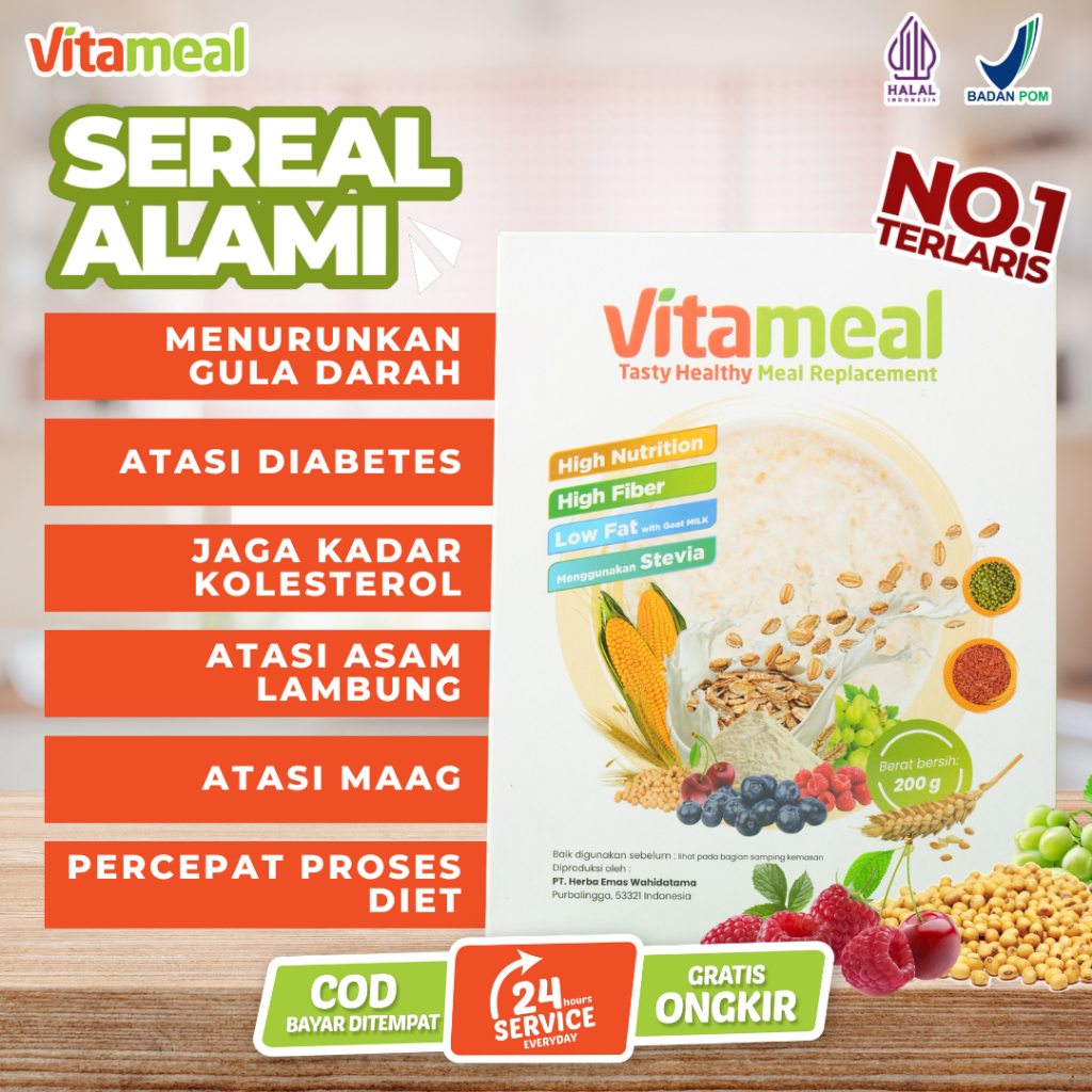 

Vitameal Official Store Membantu Menurunkan Gula Darah dan Mencegah Diabetes