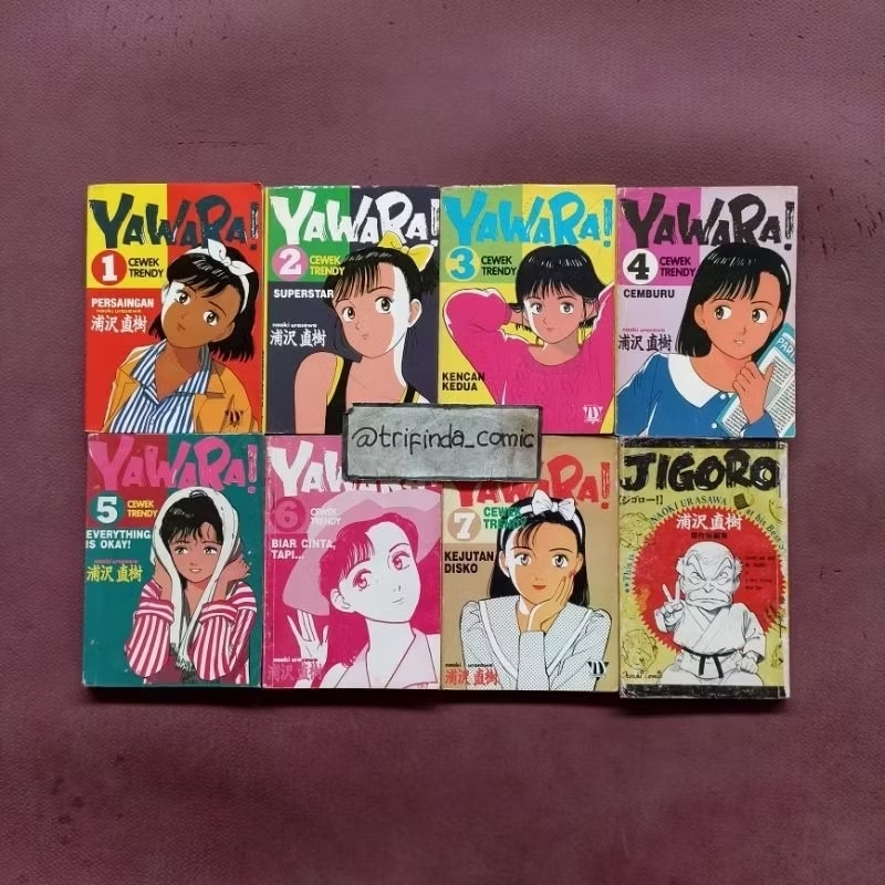 Komik YAWARA CEWEK TRENDY + JIGORO - Naoki Urasawa