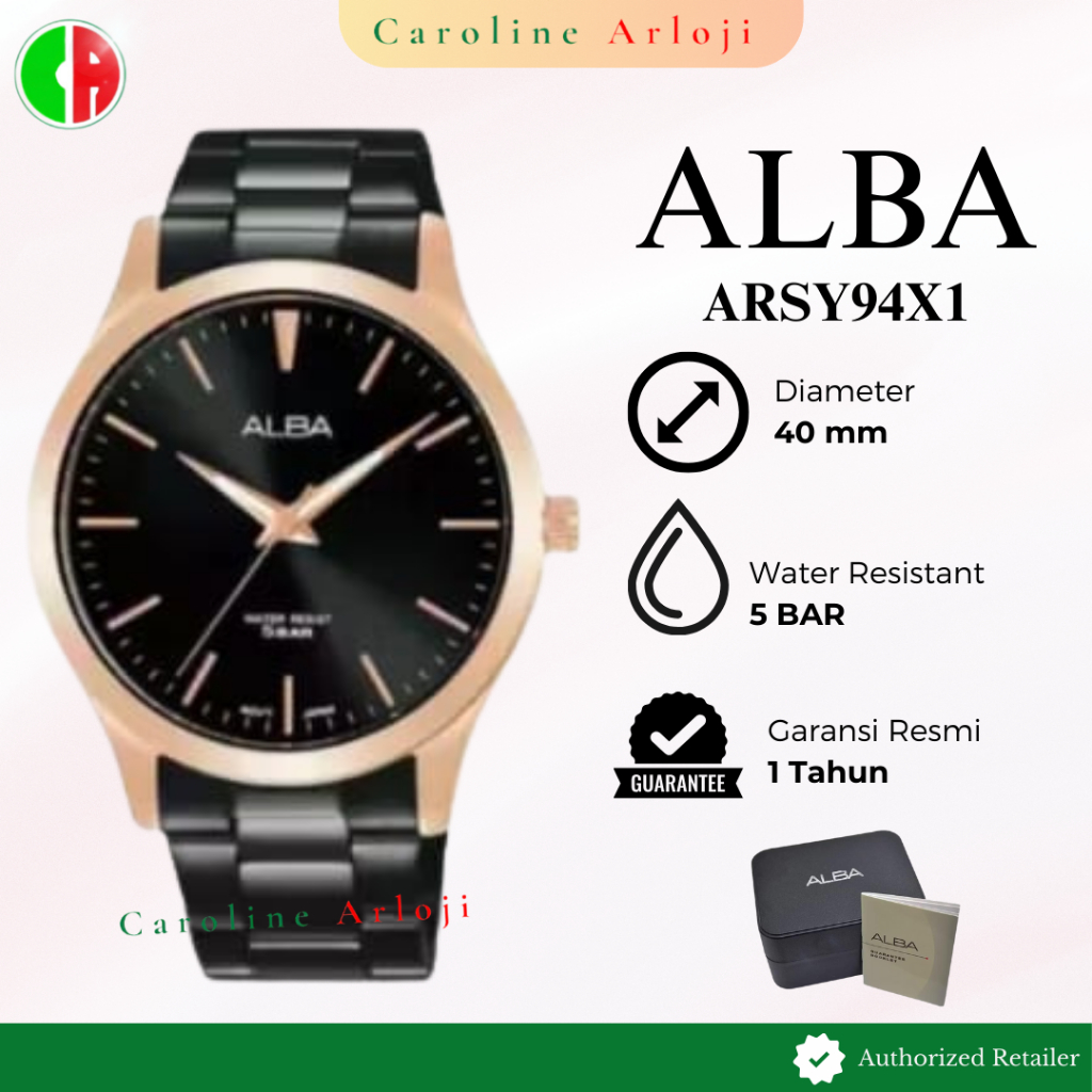 Jam Tangan Pria Alba ARX010 / ARX011 / ARX015 / ARX017 / ARSZ02 / ARSY96 / ARSY98 / ARSY94 Original