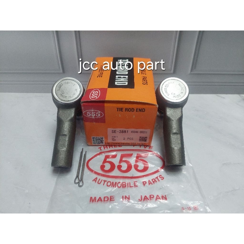 TIEROD END TIEROD PENDEK INNOVA HILUX SINGLE CABIN INNOVA REBORN 1 SET 2 PC 555 JAPAN