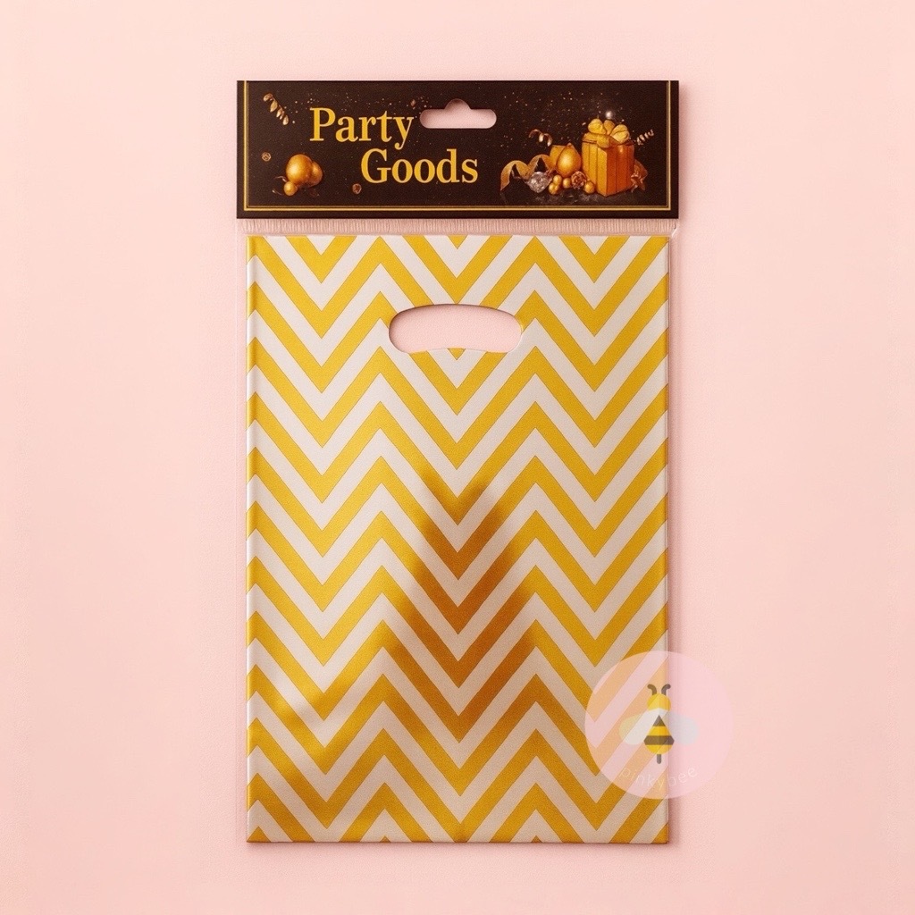 

Pinky Bee Kantong Goodie Bag Ulang Tahun Foil Tas Kado 72230100