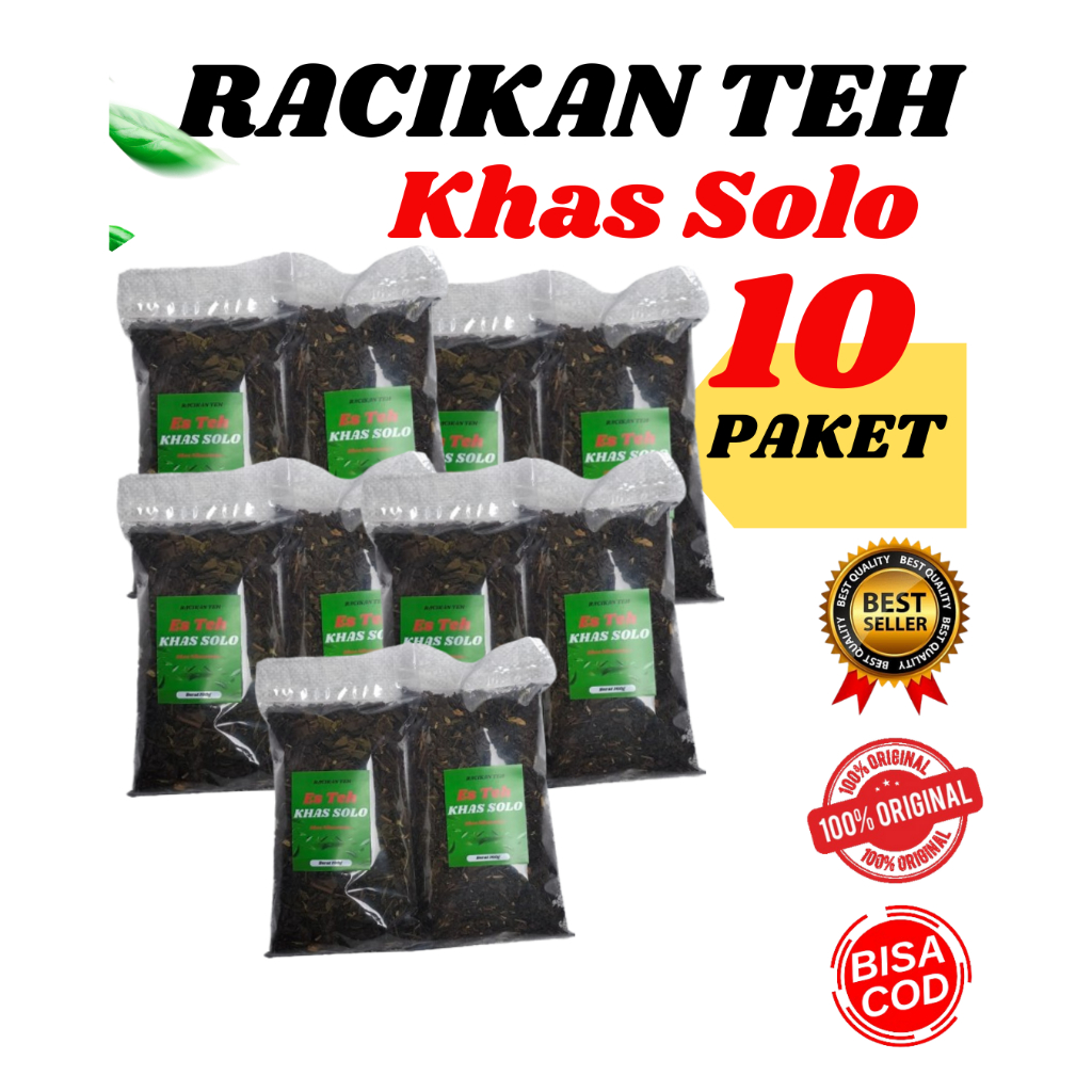 

Teh racik khas solo 160g racikan teh angkringan nikmat sepet kental khas solo