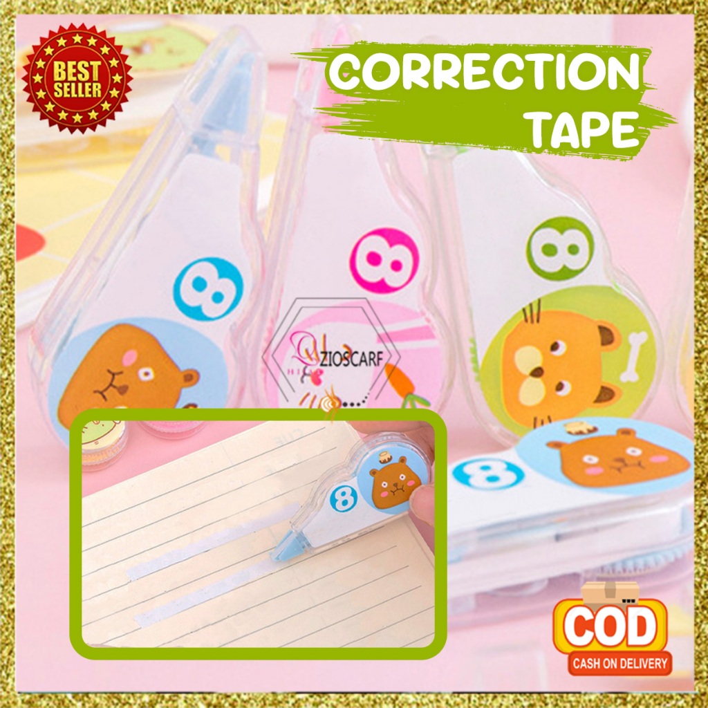

Correction Tape Mini Aesthetic Tipe X Roll Pita Koreksi 8 Meter Alat Tulis Perlengkapan Sekolah