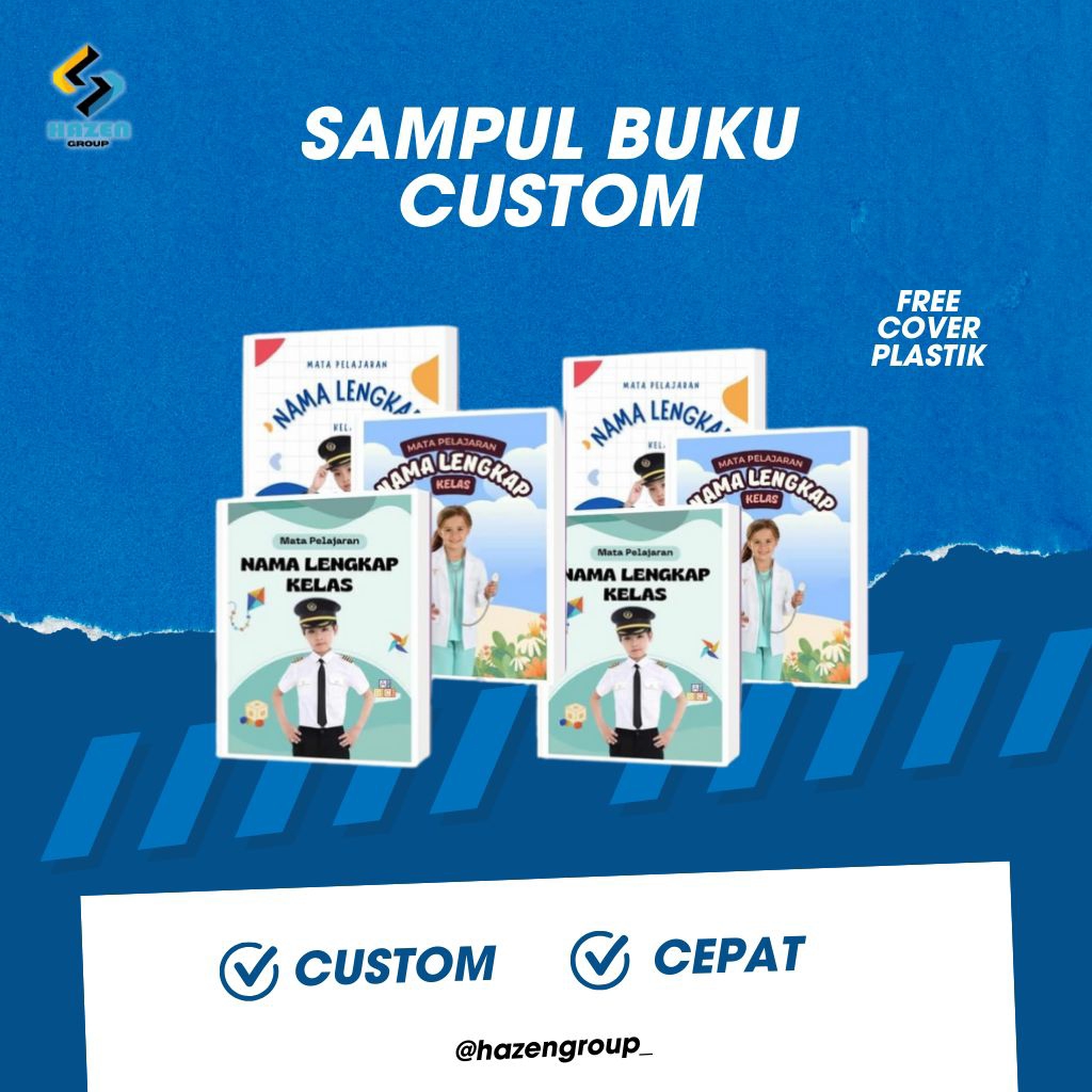 

Sampul Buku Custom | Free Cover Plastik